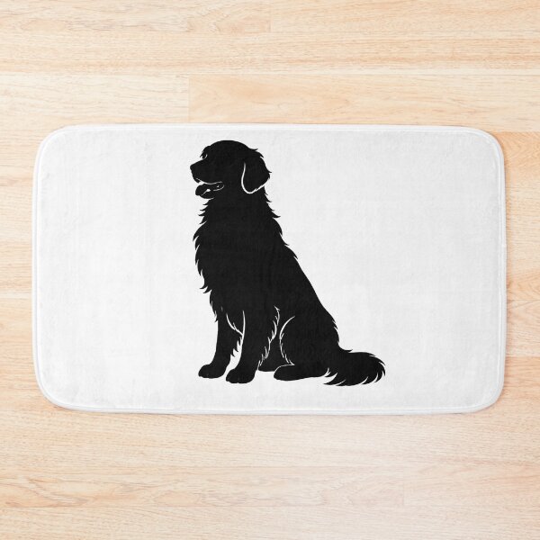Item preview, The Black Sitting Dog Graphic. Golden retriver. designed and sold by byaga.