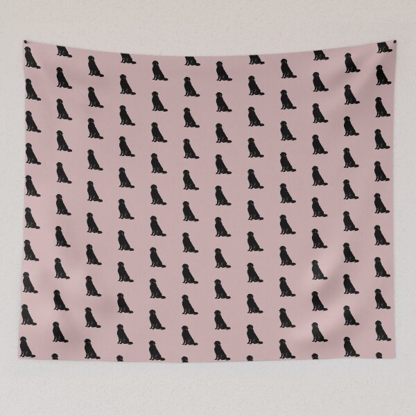 Item preview, The Black Sitting Dog Graphic. Golden retriver. designed and sold by byaga.