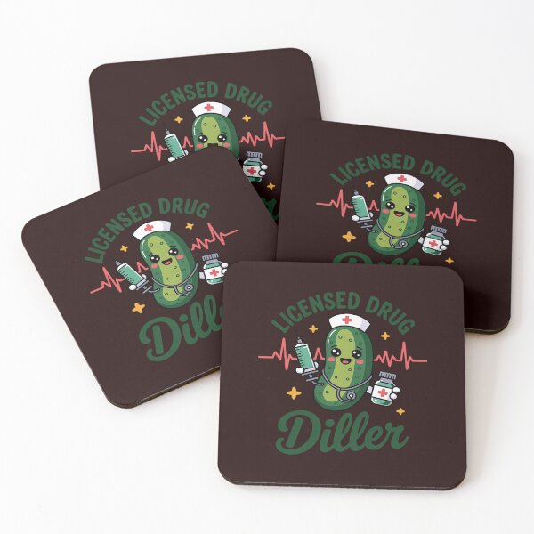Item preview, Pickle Nurse Life ER ICU Nursing Pickle Licensed Drug Diller designed and sold by LavenderAndRage.