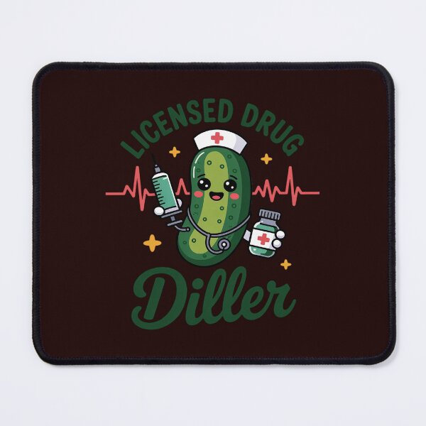 Item preview, Pickle Nurse Life ER ICU Nursing Pickle Licensed Drug Diller designed and sold by LavenderAndRage.