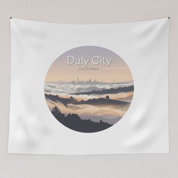 Item preview, Daly City California: Foggy Bay View  designed and sold by CircinusStore.