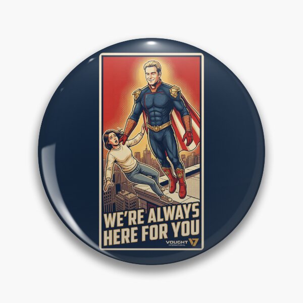 Artikelvorschau, The Boys Homelander „Wir sind immer für euch da“ entworfen und verkauft von Screen Lore.