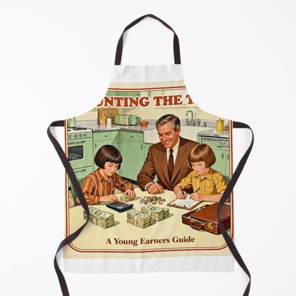 Item preview, Counting The Take - Retro 70s Parody Art designed and sold by PictorialWhimsy.