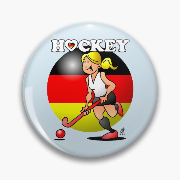 Item preview, Hockey lady of the German field hockey team designed and sold by cardvibes.