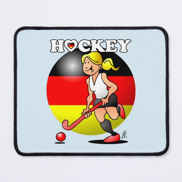 Item preview, German Field Hockey Fun, Full Color Design designed and sold by cardvibes.