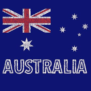 Artwork thumbnail, Australian Flag Distressed Design by reapolo
