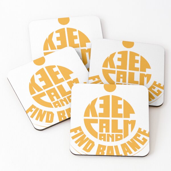 Item preview,  Keep Calm, Find Balance, Minimal Zen Meditation Typography Style. designed and sold by Man-As-Thep.
