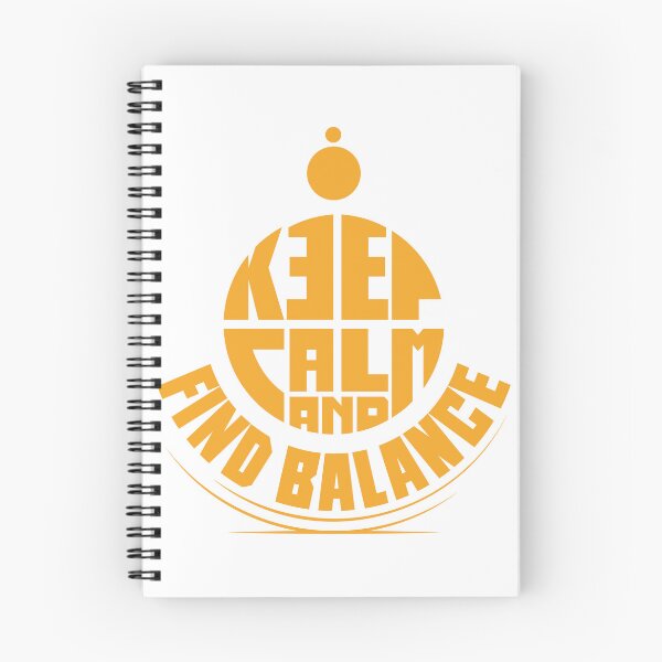 Item preview,  Keep Calm, Find Balance, Minimal Zen Meditation Typography Style. designed and sold by Man-As-Thep.