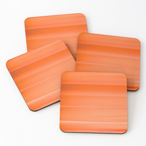 Item preview, Vibrant Orange Geometric Waves - Modern Abstract Minimalist Pattern Art designed and sold by AbulailArt.