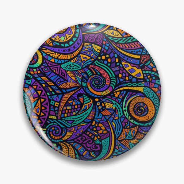 Item preview, Cosmic Swirl - Psychedelic Mosaic Tribal Seamless Pattern designed and sold by myforestfog.