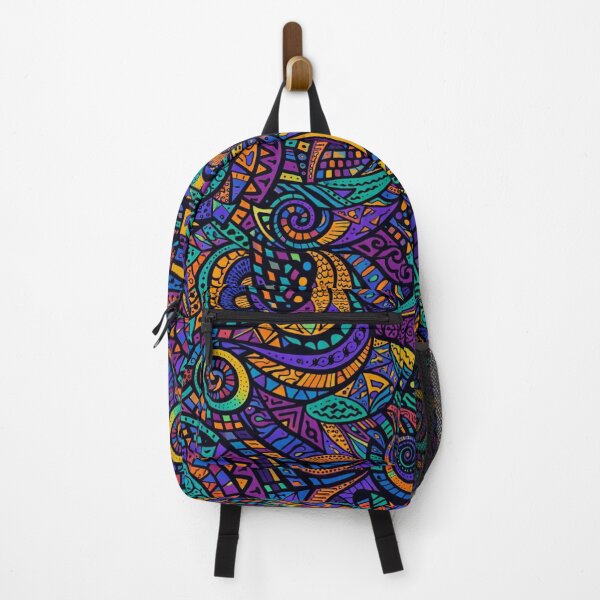 Item preview, Cosmic Swirl - Psychedelic Mosaic Tribal Seamless Pattern designed and sold by myforestfog.