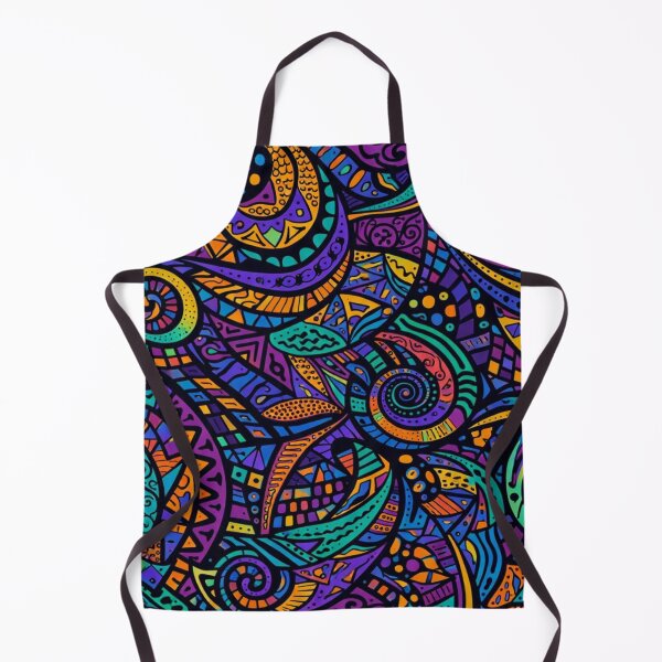 Item preview, Cosmic Swirl - Psychedelic Mosaic Tribal Seamless Pattern designed and sold by myforestfog.