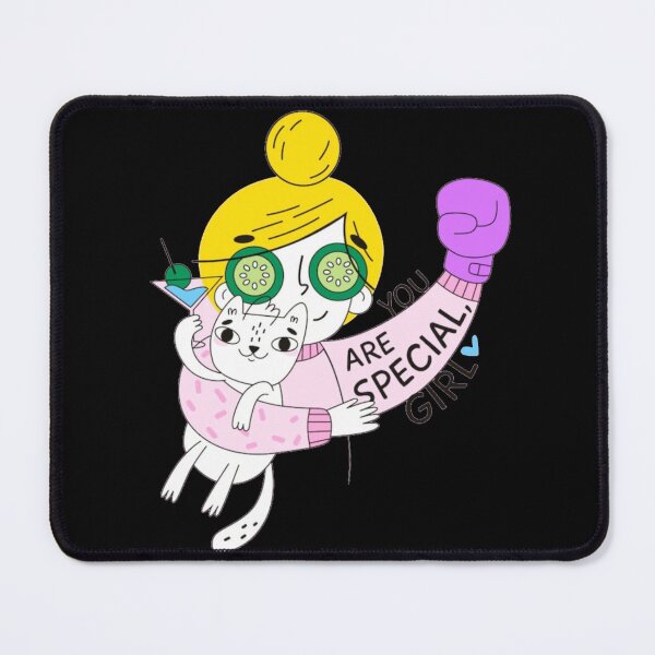 Item preview, You Are Special Girl Cat Design - Self Care and Empowerment Art designed and sold by GenZFashion000.