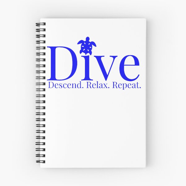 Item preview, Dive Descend Relax Repeat Scuba Diving Ocean Lover designed and sold by phoebelevine.