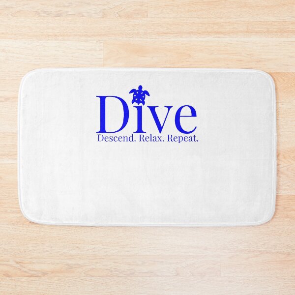 Item preview, Dive Descend Relax Repeat Scuba Diving Ocean Lover designed and sold by phoebelevine.