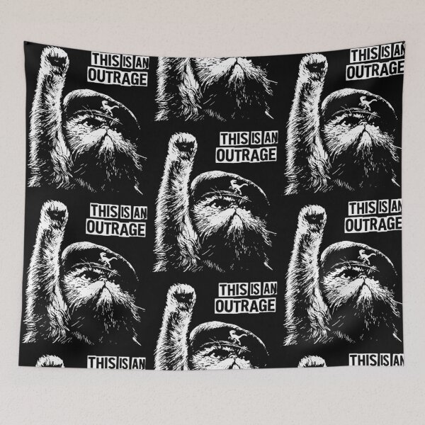 Item preview, This Is An Outrage Cat Carl Dungeon Crawler Carl Lover designed and sold by phoebelevine.