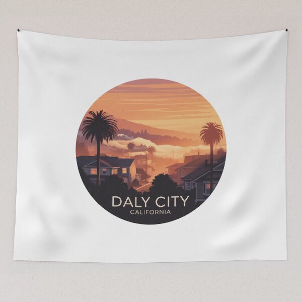 Item preview, Daly City California: Sunset Neighborhood  designed and sold by CircinusStore.