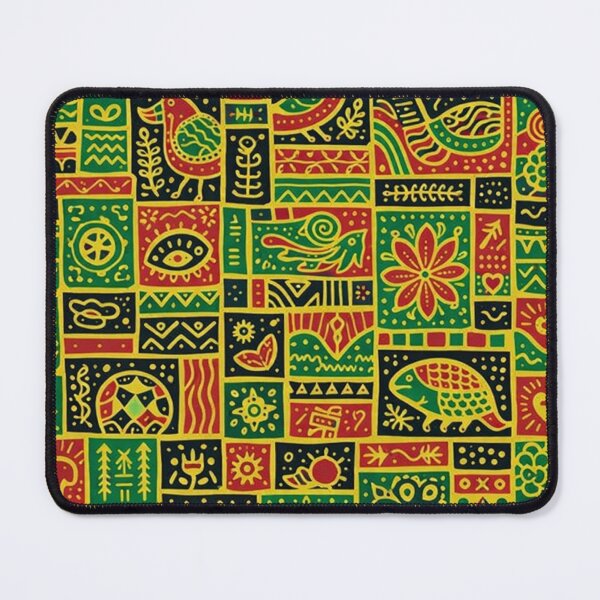 Item preview, African Soul - Vibrant Ethno Tribal Bird Seamless Pattern designed and sold by myforestfog.