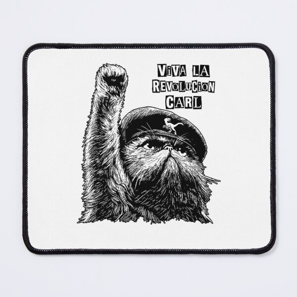 Item preview, Viva La Revolucion Carl Angry Cat Dungeon Crawler Carl designed and sold by phoebelevine.
