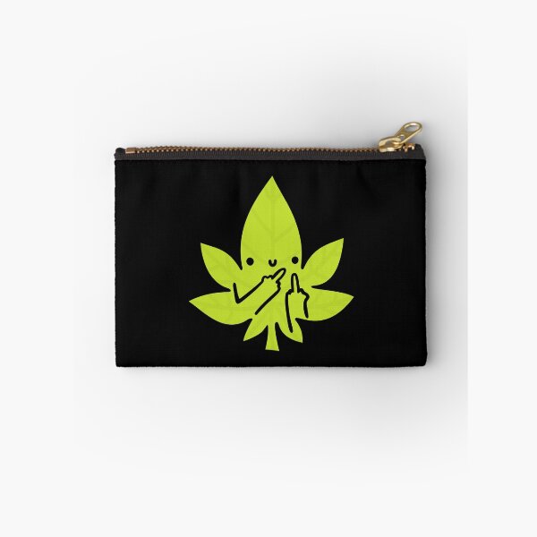 Item preview, Cute Fuck Off Weed Leaf Marijuana Kawaii designed and sold by Plant Cult.