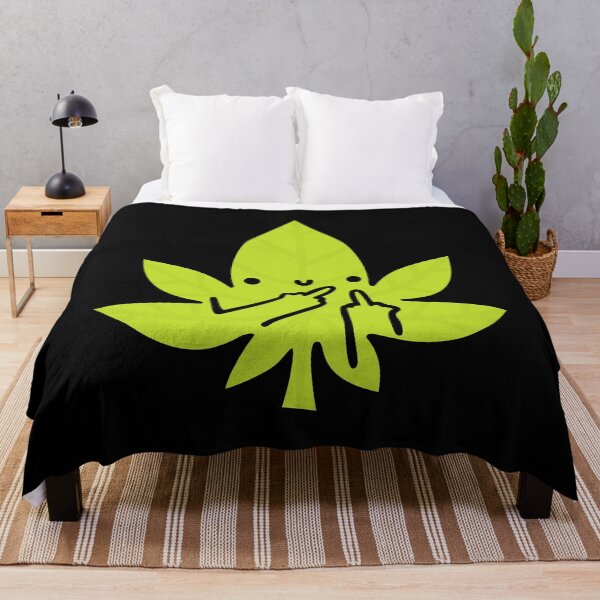 Item preview, Cute Fuck Off Weed Leaf Marijuana Kawaii designed and sold by Plant Cult.