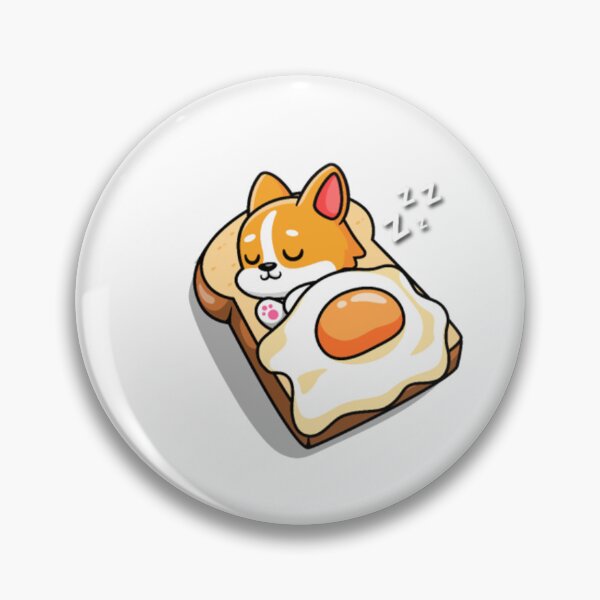 Item preview, Corgi Funny Dog Sleep Egg Breakfast Meme Pet designed and sold by dal-koz-ar.