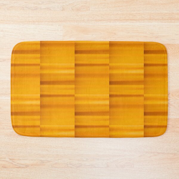 Item preview, Golden Yellow Abstract Waves - Modern Minimalist Geometric Pattern designed and sold by AbulailArt.
