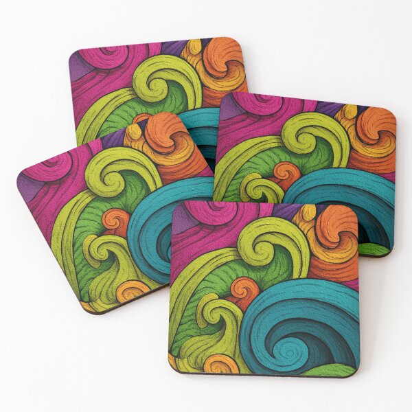 Item preview, māori spirals, maori spirals, koru, koru pattern,  designed and sold by Uncommon Cents.