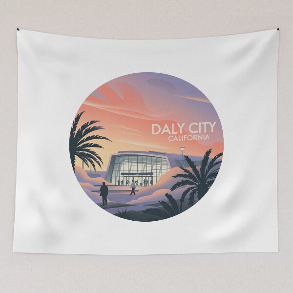 Item preview, Daly City California: Modern Landmark  designed and sold by CircinusStore.