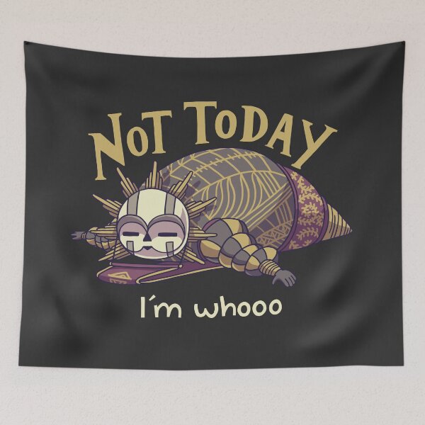 Item preview, Not Today I'm Whoo Esquie  designed and sold by Geekydog.