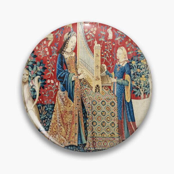 Artikelvorschau, Mittelalterlicher Wandteppich. Die Dame mit dem Einhorn. Das Ohr entworfen und verkauft von likiska.