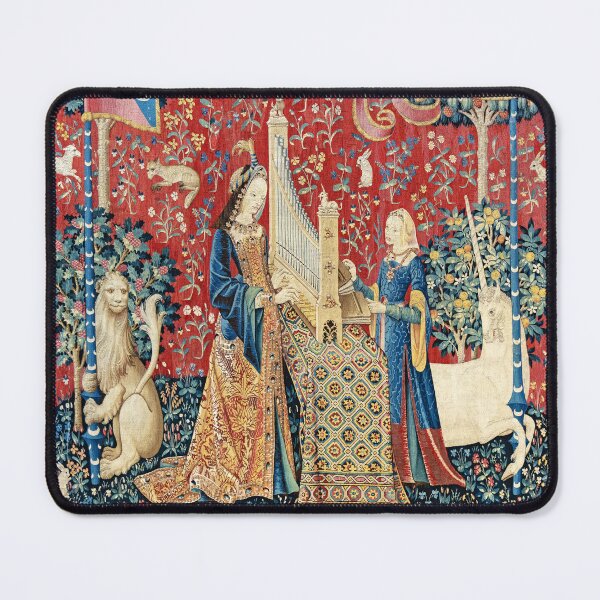 Item preview, Tapiz medieval. La Dama y el Unicornio. El oído designed and sold by likiska.