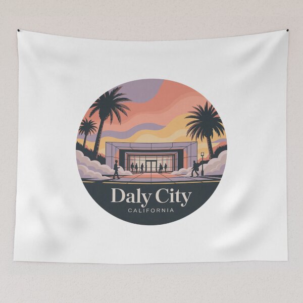 Item preview, Daly City California: Modern Landmark Sunset Architecture designed and sold by CircinusStore.