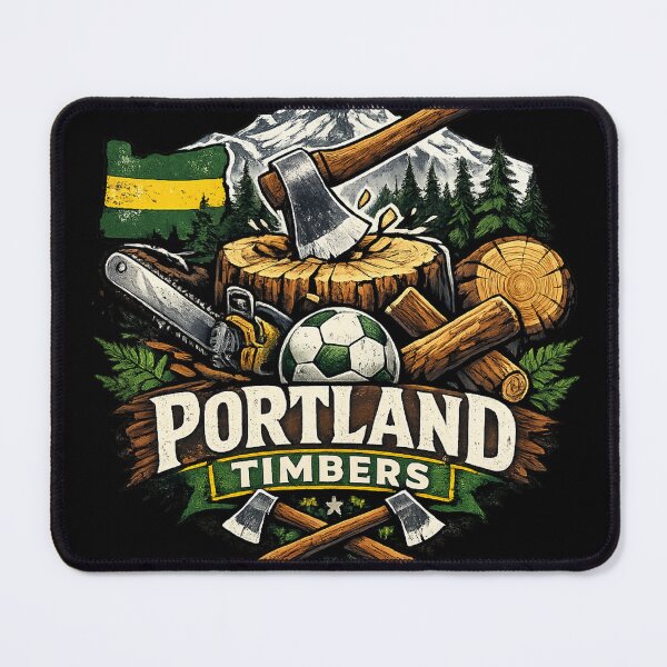 Item preview, Portland Timbers Soccer Design Lumberjack Axe Football Fan Shirt Forest Style Graphic MLS Inspired Portland Oregon Gift designed and sold by GarnerSupplyCo.