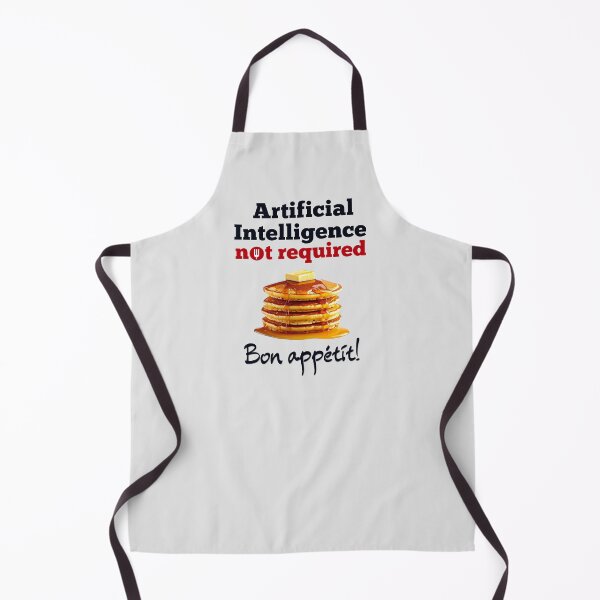 Item preview, No AI Required to Enjoy Breakfast Pancakes - Bon Appetit! designed and sold by MPC-Mince-Pies.