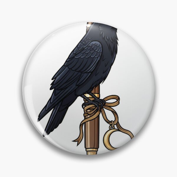 Item preview, Moonlit Fountain Pen Crow designed and sold by pumsquare.
