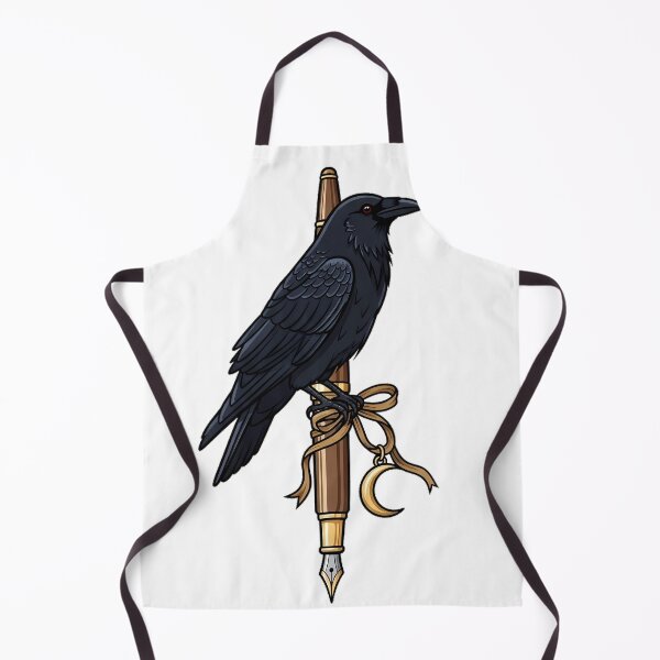 Item preview, Moonlit Fountain Pen Crow designed and sold by pumsquare.