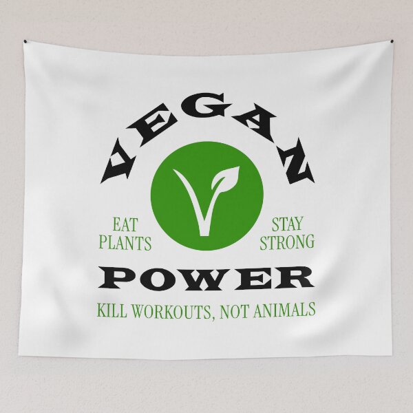 Item preview, Vegan Power - Kill Workouts Not Animals designed and sold by Plant Cult.