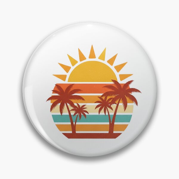Item preview, palm trees swaying gently in the breeze on a tropical beach at sunset designed and sold by VerizalShop.