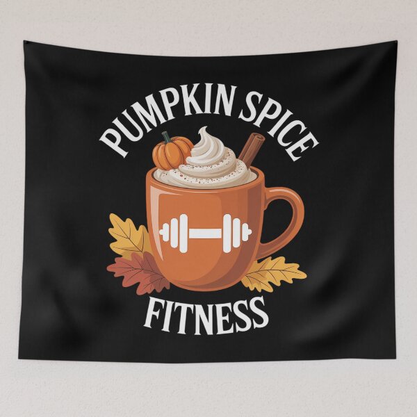 Item preview, Pumpkin Spice and Fitness Weight Training Autumn Fall designed and sold by TrinaEspinoza.