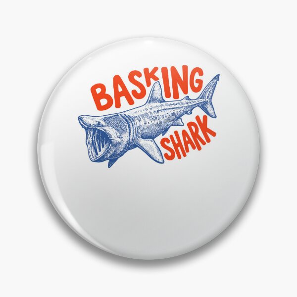 Item preview, Basking Shark Illustration Shark Ocean Lover designed and sold by phoebelevine.
