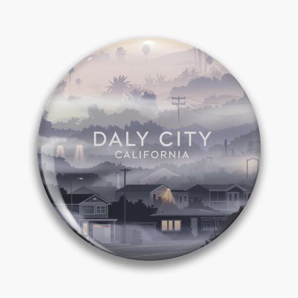 Item preview, Daly City California: Foggy Suburb  designed and sold by CircinusStore.