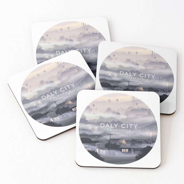 Item preview, Daly City California: Foggy Suburb  designed and sold by CircinusStore.
