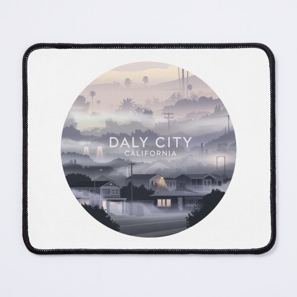 Item preview, Daly City California: Foggy Suburb  designed and sold by CircinusStore.