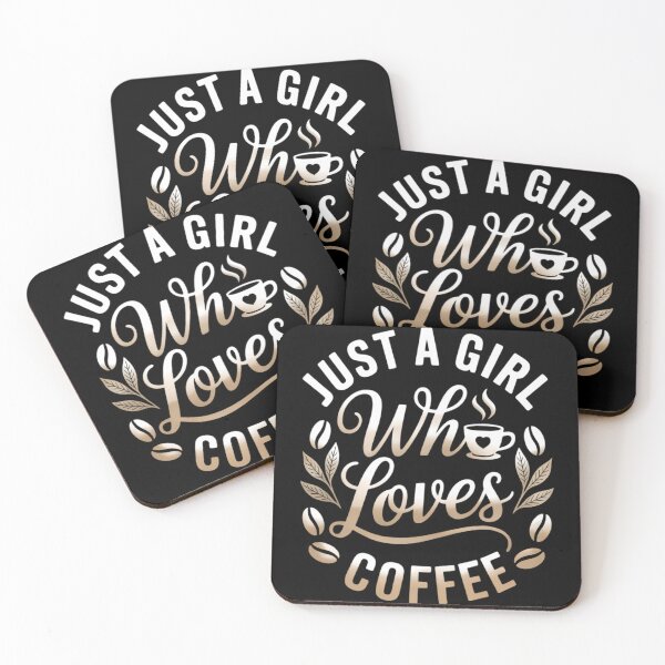 Item preview, Just A Girl Who Loves Coffee Womens Coffee Lover designed and sold by TrinaEspinoza.