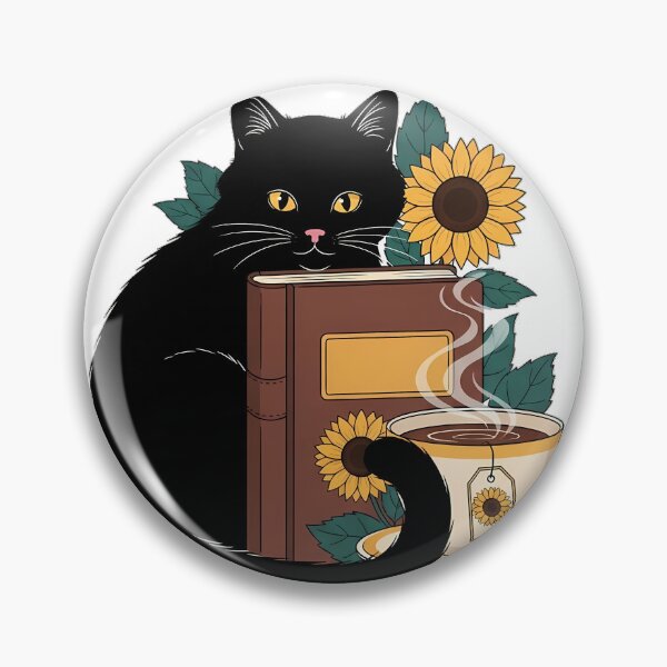 Item preview, Paper and Tea Black Cat designed and sold by pumsquare.
