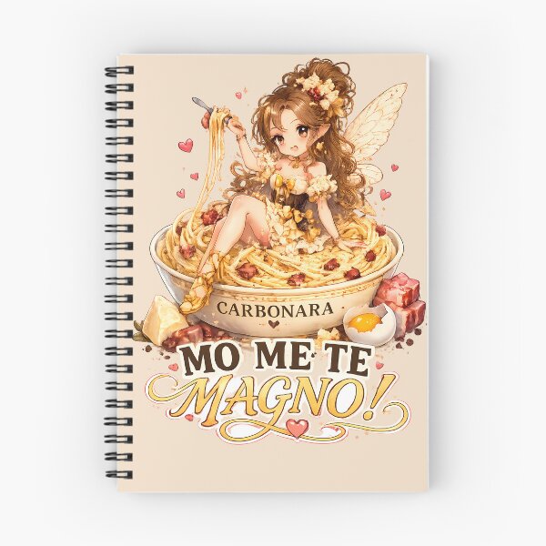 Item preview, Carbonara Fairy Desk Mat – Kawaii Italian Food Anime designed and sold by The shop of Dreams.