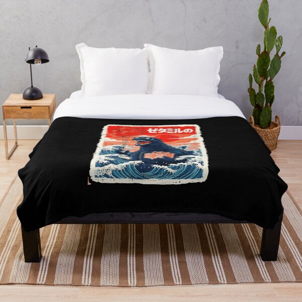 Item preview, Sea Monster Valentine Japanese Wave Cute Kaiju Love designed and sold by titanlevi.