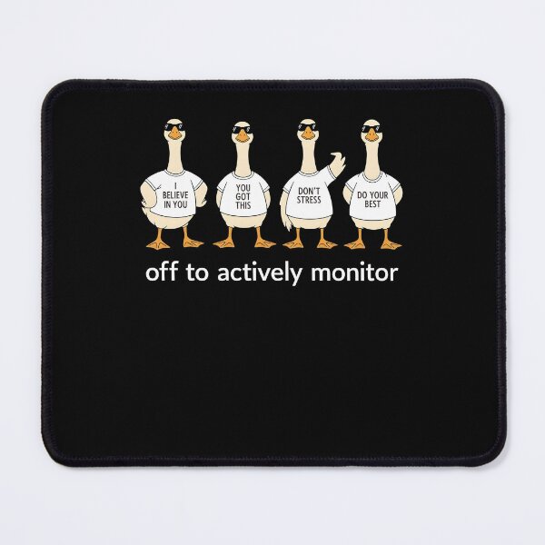 Item preview, Off To Actively Monitor Teacher Testing Day Goose Animal Lover designed and sold by phoebelevine.
