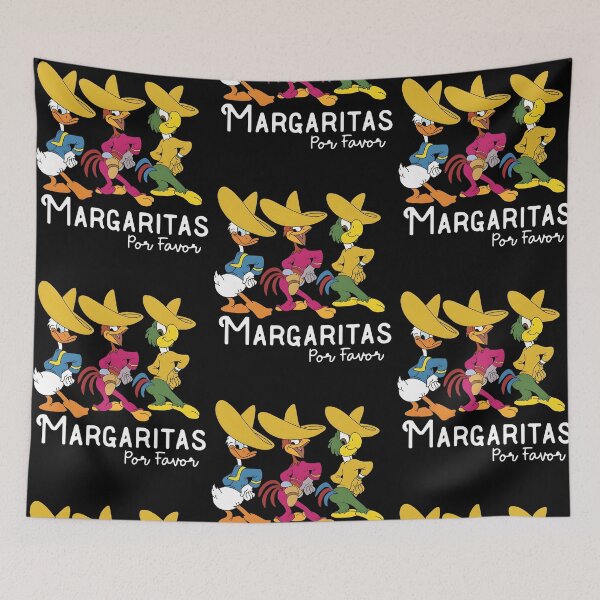 Item preview, Margaritas Por Favor The Three Caballeros Mexican Fiesta designed and sold by phoebelevine.